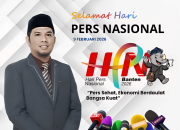 Kepala BPKAD Kabupaten Touna Mengucapkan Selamat Hari Pers Nasional 2026