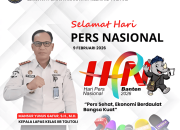 Kepala Lembaga Pemasyarakatan Kelas IIB Tolitoli Mengucapkan Selamat Hari Pers Nasional Tahun 2026