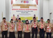Wabup Surya Terpilih sebagai Ketua Kwarcab Gerakan Pramuka Touna