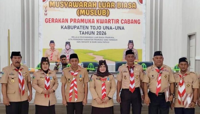 Wabup Surya Terpilih sebagai Ketua Kwarcab Gerakan Pramuka Touna