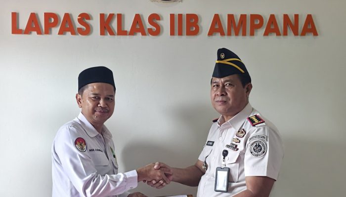 Perkuat Pembinaan Keagamaan WBP, Lapas Ampana Teken PKS Dengan Kantor Kemenag Touna