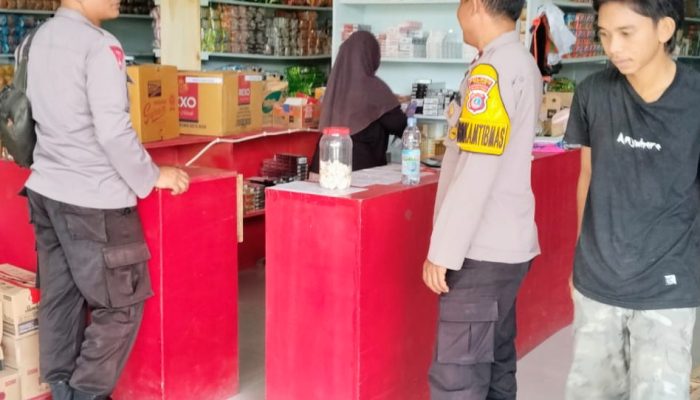 Patroli Dialogis Polsek Ampana Kota, Jaga Kamtibmas Jelang Bulan Ramadhan