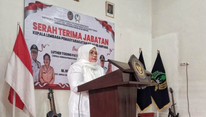 Hadiri Sertijab Kalapas Ampana, Wabup Surya Tegaskan Peran Pemasyarakatan Bagian Penting Bentuk SDM yang Berkarakter