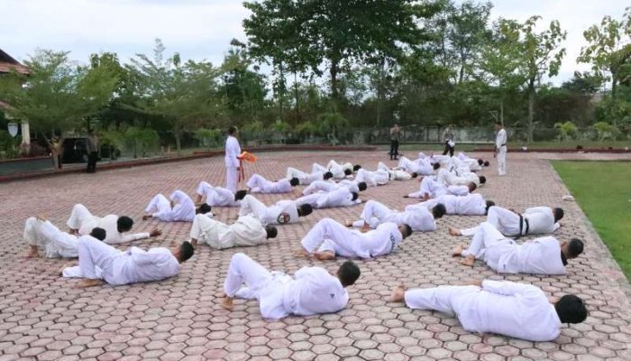 Polres Touna Gelar Ujian Beladiri Polri, Syarat Mutlak Kenaikan Pangkat Periode Juli 2026