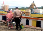 Satpolairud Polres Touna Perketat Pengawasan Keselamatan Pelayaran di Pelabuhan Balanda