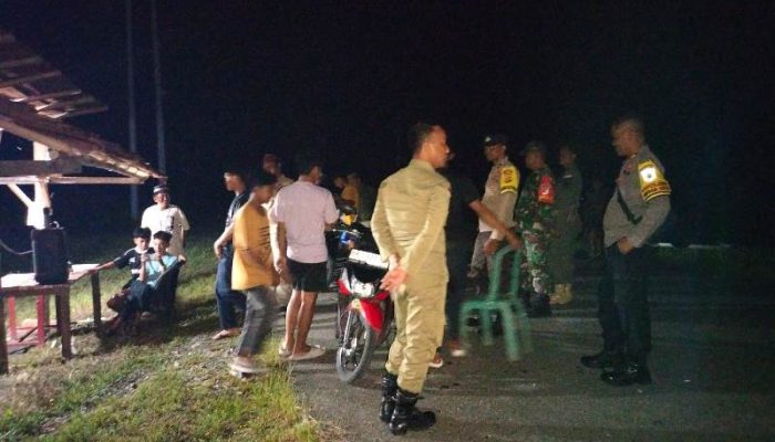 Lawan Penyakit Masyarakat, Kapolsek Ampana Kota Pimpin Razia Miras dan Premanisme
