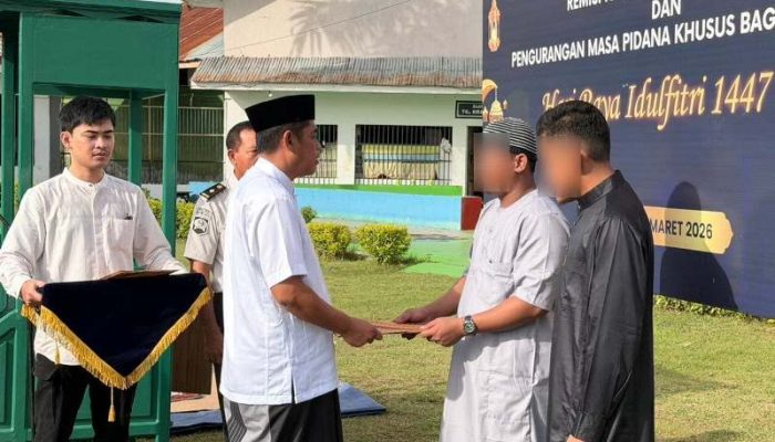 129 Warga Binaan Lapas Ampana Terima Remisi Khusus Hari Raya Idul Fitri 1447 H