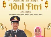 Kapolsek Palu Selatan beserta Anggota dan Bhayangkari Ucapkan Selamat Idul Fitri 1447 H
