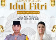 Kapolsek Tojo beserta Anggota dan Bhayangkari Ucapkan Selamat Idul Fitri 1447 H