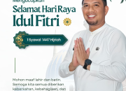 Kepala BPKAD Kabupaten Tojo Una Una Beserta Staf Ucapkan Selamat Idul Fitri 1447 H