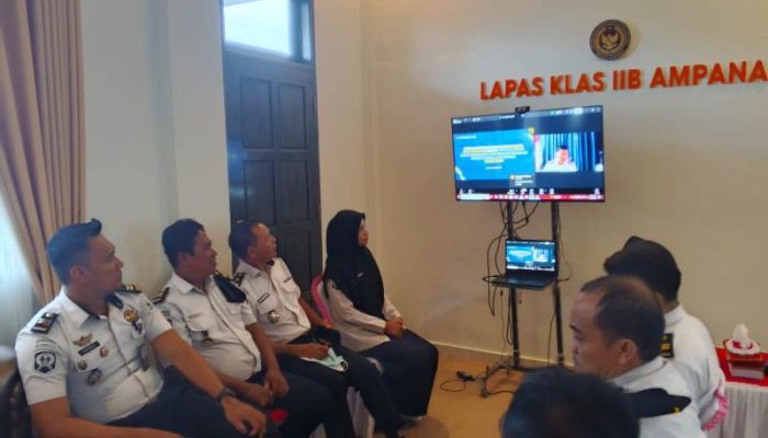 Perkuat Komitmen Integritas, Lapas Ampana Ikuti Sosialisasi Pembangunan dan Evaluasi Zona Integritas Menuju WBK/WBBM 2026