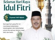 Sekda Kabupaten Tojo Una Una Beserta Jajaran Pejabat dan Staf Ucapkan Selamat Idul Fitri 1447 H