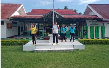 Semangat Pagi di Lapas Ampana, Plt. Kalapas Pimpin Senam Sehat, Pererat Kebersamaan WBP dan Pegawai