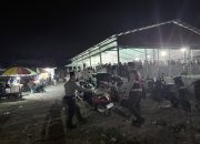 Jaga Kondusivitas Malam Ramadan, Pamapta III Polres Touna Pimpin Patroli KRYD di Pusat Keramaian