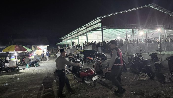 Jaga Kondusivitas Malam Ramadan, Pamapta III Polres Touna Pimpin Patroli KRYD di Pusat Keramaian
