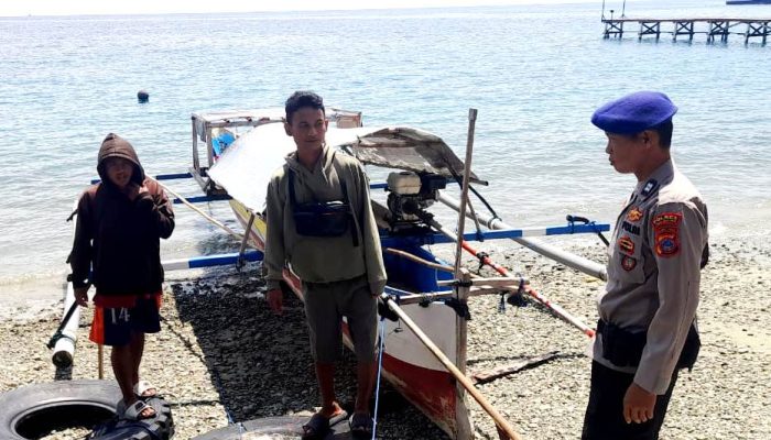 Satpolairud Polres Touna Intensifkan Sambang Pesisir, Sosialisasi Keselamatan dan Kamtibmas