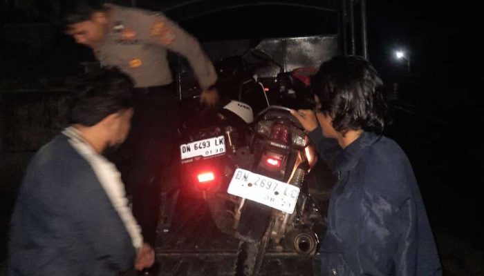 Polres Touna Amankan Motor Remaja ‘Pesta Lem’ yang Resahkan Warga Dondo Barat