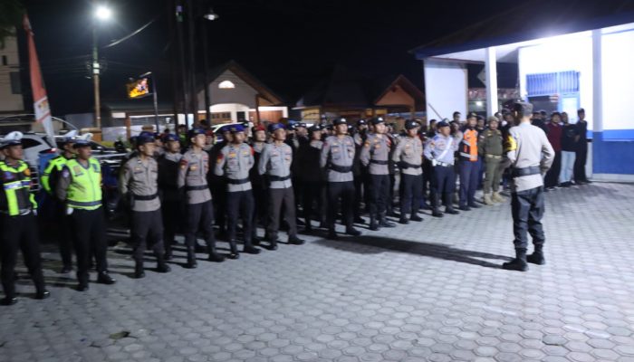 Polres Touna Siagakan Personel Gabungan Amankan Malam Takbiran dan Pawai Obor