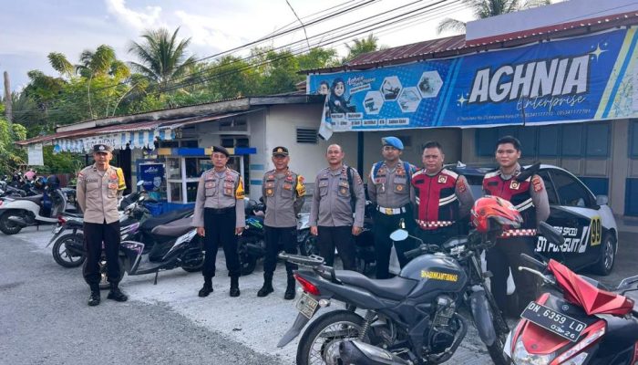 Polres Touna Terjunkan Personel Gabungan Amankan Fun Run & Jalan Santai Alumni SMAN 1