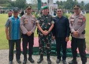 Wakili Kapolres Touna, Kabag Ops Hadiri Pelepasan Prajurit Yonif 714/SM ke Perbatasan Papua