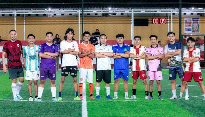 Bupati Ilham Lawidu Hadiri Fun Match Mini Soccer bersama Mahasiswa Touna