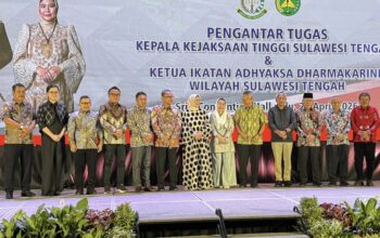 Bupati Ilham Lawidu Hadiri Malam Pengantar Tugas Kajati Sulteng