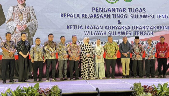 Bupati Ilham Lawidu Hadiri Malam Pengantar Tugas Kajati Sulteng