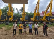 Bupati Ilham Lawidu Tinjau Bibit dan 22 Unit Alat Berat untuk Persiapan Lahan Sawit