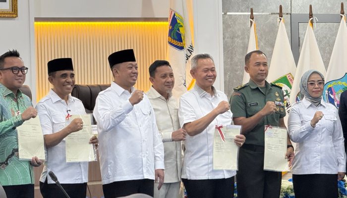 Hadiri Rakor Bersama Kementerian ATR/BPR, Bupati Ilham Lawidu Nyatakan Kesiapan Pemkab Touna Dukung Kebijakan Pemerintah Pusat