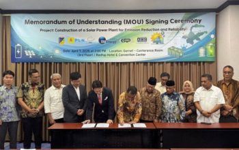 Wabup Touna Hadiri Pelaksanaan MuO Proyek Pembangunan Pembangkit Listrik Tenaga Surya