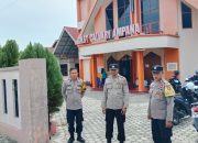 Pastikan Ibadah Minggu Kondusif, Polsek Ampana Kota Intensifkan Patroli Dialogis di Sejumlah Gereja