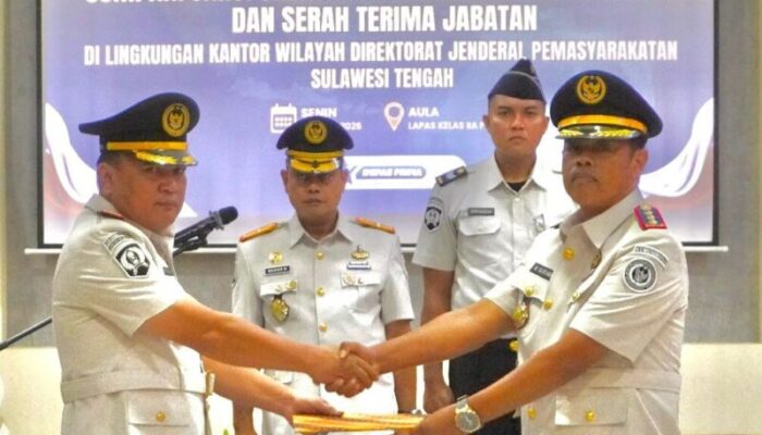 Tonggak Baru Kepemimpinan, Sertijab Kalapas Ampana Digelar Di Palu