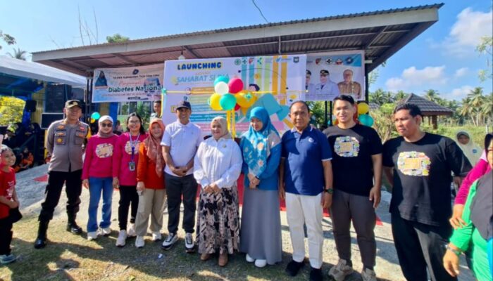 Peringati Hari Diabetes Nasional, Kapolsek Ampana Kota Dukung Kampanye Germas di Ratolindo