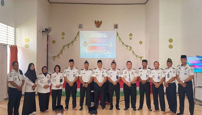 Momen Apresiasi dan Regenerasi, Lapas Ampana Gelar Pelepasan Pegawai serta Penyambutan Pejabat Baru