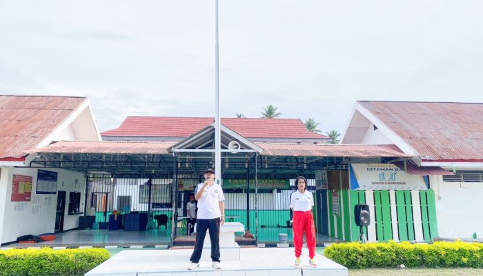 Senam Pagi Bersama WBP, Plt. Kalapas Ampana Sampaikan Arahan Strategis