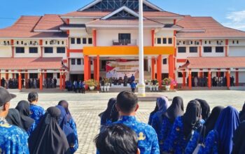 Pemkab Touna Gelar Upacara Peringatan Hari Otonomi Daerah ke-30 Tahun 2026