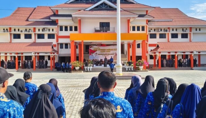 Pemkab Touna Gelar Upacara Peringatan Hari Otonomi Daerah ke-30 Tahun 2026