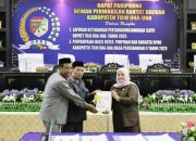 Wabup Surya Hadiri Rapat Paripurna Penyampaian LKPJ TA 2025 dan Hasil Reses Pimpinan dan Anggota DPRD Touna