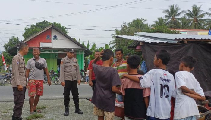 Jaga Kondusivitas Wilayah, Polsek Ampana Tete Gelar Patroli Dialogis KRYD