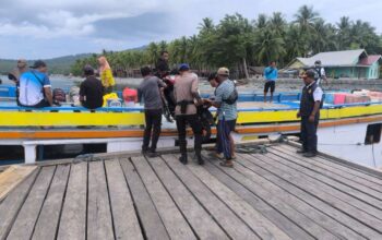 Jaga Kelestarian Laut, Satpolairud Polres Touna Larang Nelayan Gunakan Bom dan Racun Ikan