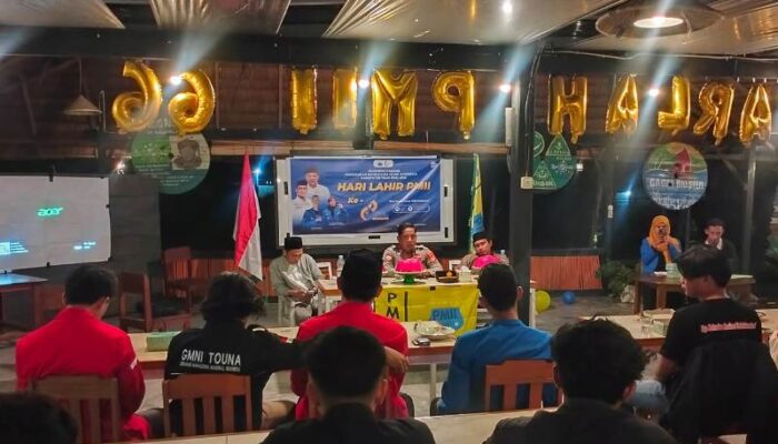 Kasat Binmas Polres Touna Ajak Kader PMII Jadi Pelopor Kamtibmas dan Literasi Digital