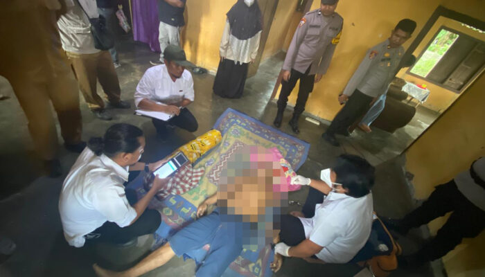 Polres Touna Tangani Penemuan Mayat di Desa Sansarino, Korban Diduga Sakit Lambung