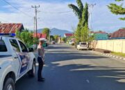 Wujudkan Kamseltibcarlantas, Satlantas Polres Touna Gelar Blue Light Patrol di Kota Ampana