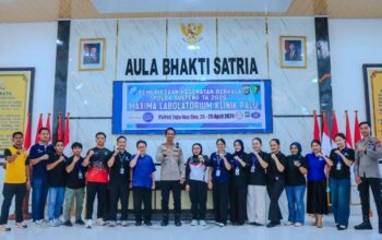 Gelar Rikkes Berkala, Polres Touna Gandeng Laboratorium Maxima Palu Periksa Kesehatan Anggota