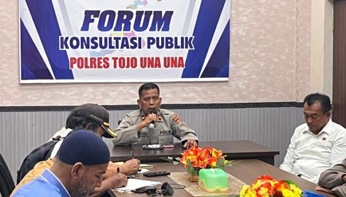 Polres Touna Gelar Forum Konsultasi Publik 2026, Komitmen Tingkatkan Mutu Pelayanan Masyarakat