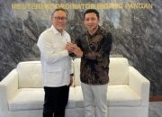 Bahas Program Strategis, Bupati Ilham Lawidu Audiensi dengan Menko Pangan Zulkifli Hasan