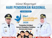 Bupati dan Wabup Touna Mengucapkan Selamat Hari Pendidikan Nasional Tahun 2026