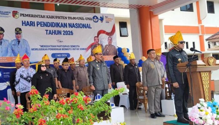 Pimpin Upacara Hardiknas 2026, Bupati Ilham Ajak Perkuat Kolaborasi Wujudkan Pendidikan Yang Bermutu dan Merata