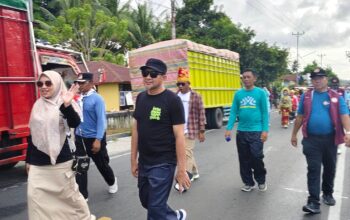 Peringati Hardiknas 2026, Bupati Ilham Lawidu Lepas Peserta Karnaval Pendidikan dan Budaya