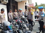 Kasi Propam Polres Touna Pimpin Gaktibplin di Polsek Ampana Kota, Tekankan Kedisiplinan Personel